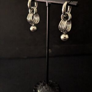Nebula Stainless Steel Chainmaille Hoop Earrings